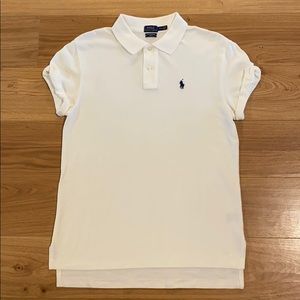 Boyfriend Polo Shirt White